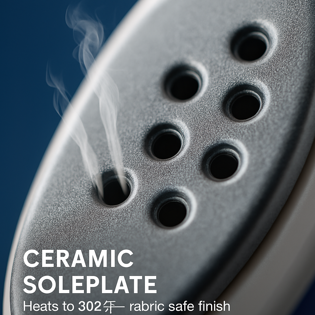 Handheld Garment Steamer with 3-Stage Steam