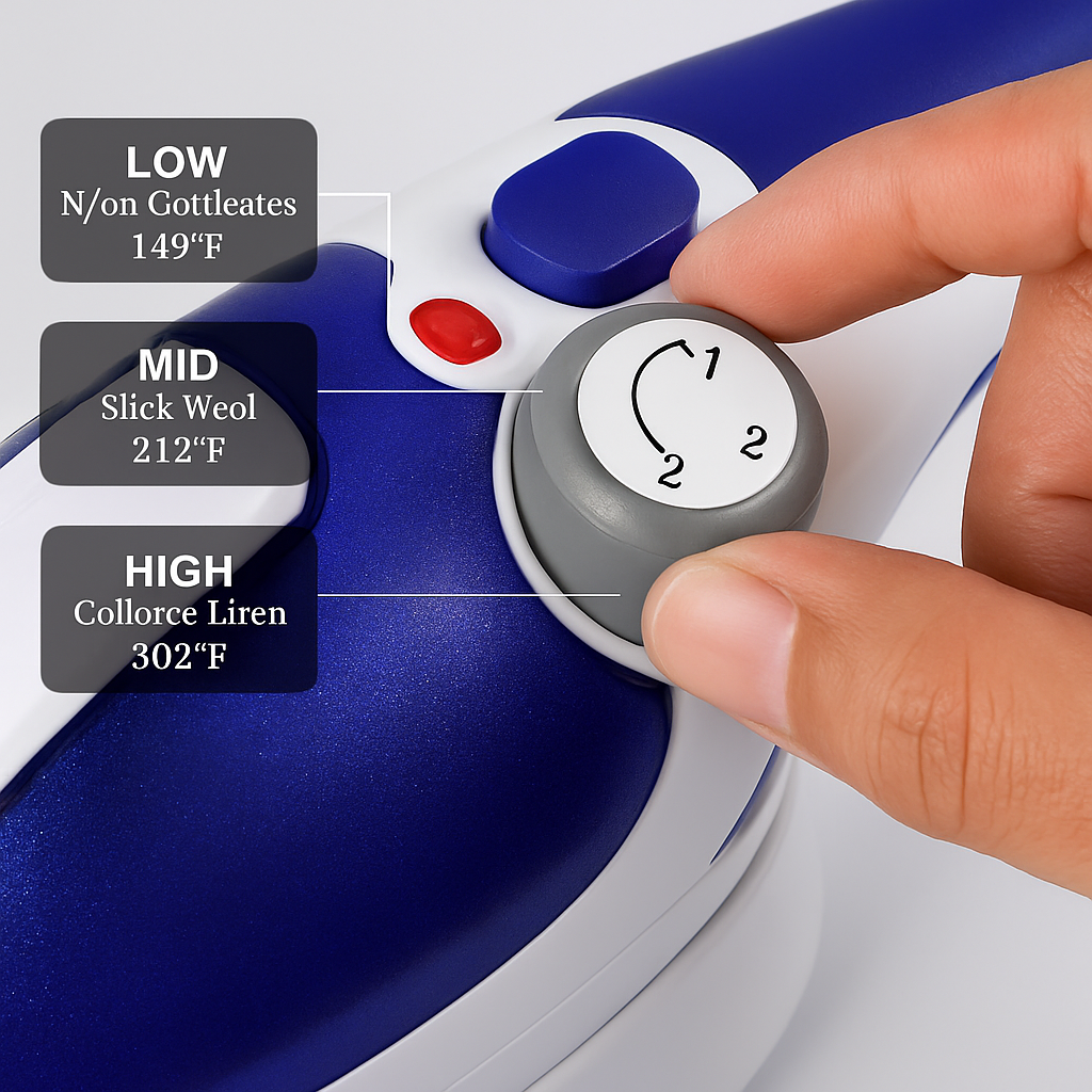 Handheld Garment Steamer with 3-Stage Steam