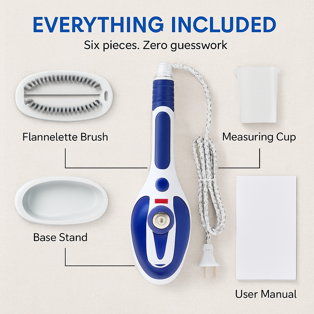 Handheld Garment Steamer with 3-Stage Steam